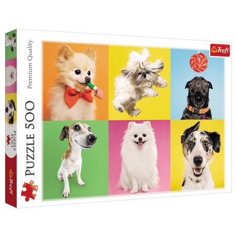 Puzzle Trefl 500el Psy